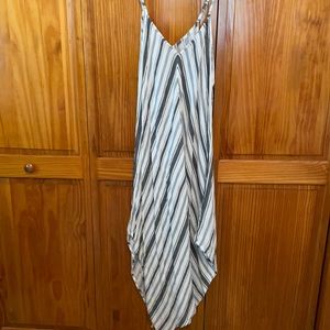 Women’s, Large shark bite hemmed sundress.